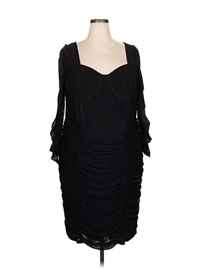 Pre-owned City Chic Cocktail Dress In Black