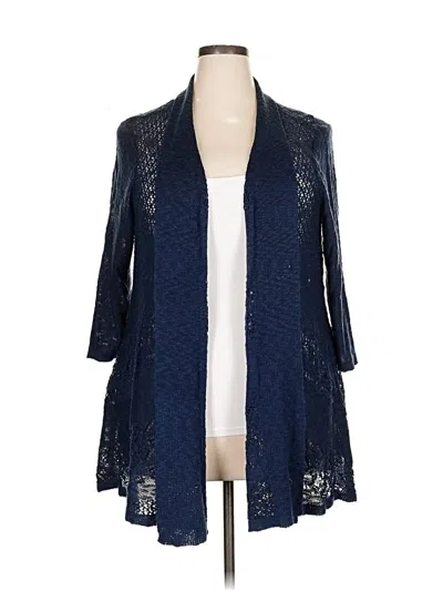 Pre-owned Westport Cardigan Sweater In Blue