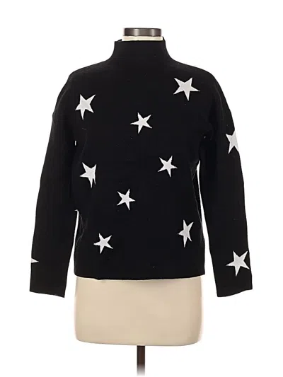 Pre-owned Tahari Turtleneck Sweater In Black