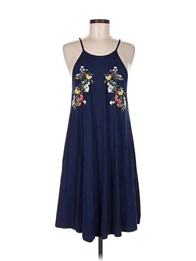 Pre-owned Alya Casual Dress In Blue