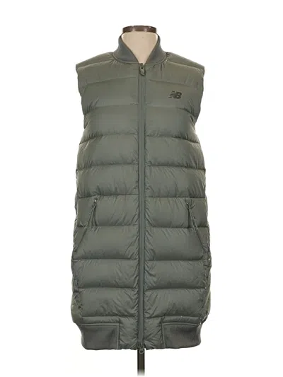 Pre-owned New Balance Vest In Green