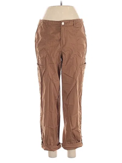 Pre-owned Democracy Cargo Pants In Brown