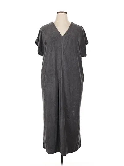 Pre-owned Barefoot Dreams Casual Dress In Gray