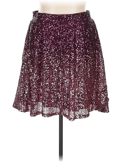 Pre-owned Torrid Casual Skirt In Burgundy