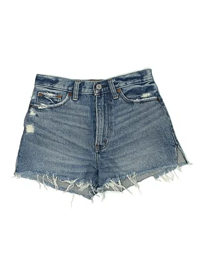 Pre-owned Abercrombie & Fitch Denim Shorts In Blue