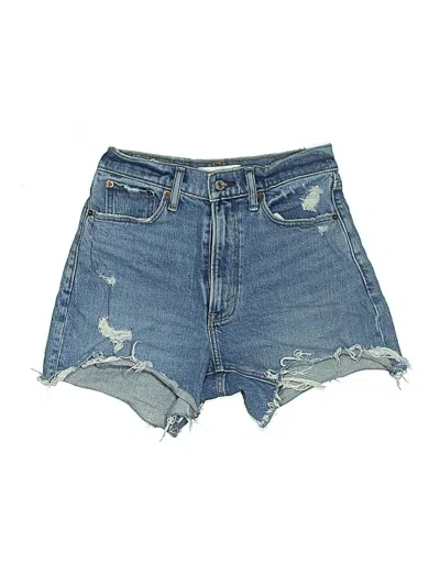 Pre-owned Abercrombie & Fitch Denim Shorts In Blue