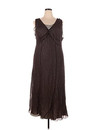 Pre-owned Inc International Concepts Casual Dress In Brown