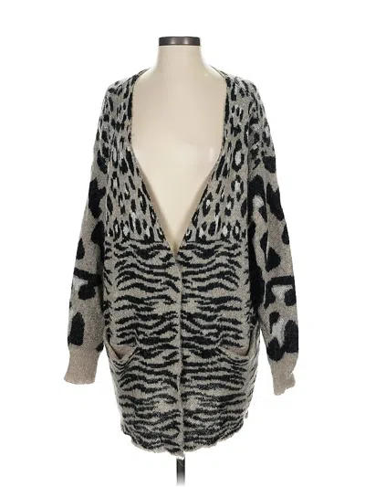 Pre-owned Wildfox Cardigan Sweater In Gray