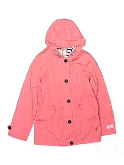 Pre-owned Joules Kids' Raincoat In Pink