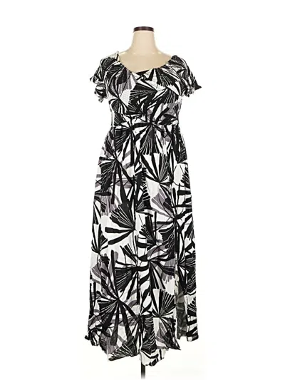 Pre-owned City Chic Casual Dress In Black