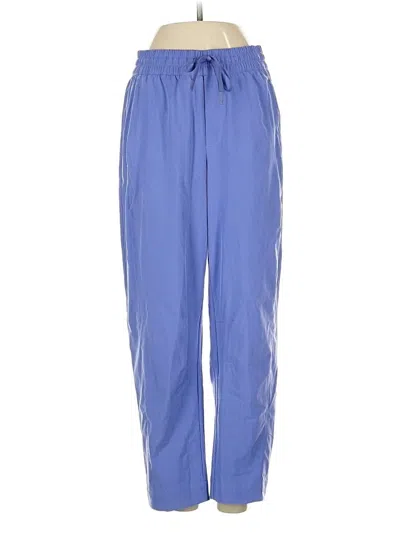 Pre-owned Athleta Track Pants In Blue