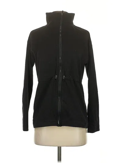 Pre-owned Gaiam Track Jacket In Black