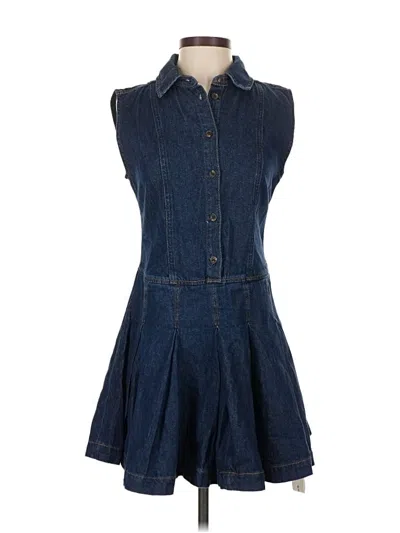 Pre-owned Reformation Casual Dress In Blue