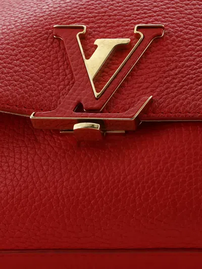 Pre-owned Louis Vuitton Volta Nm Bag Leather Satchel In Red