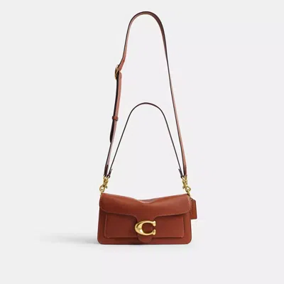 Coach Tabby Leather Shoulder Bag In Brown