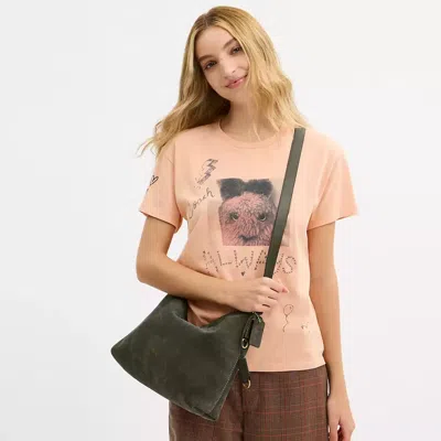 Coach Mott Messenger Bag 33 In Green