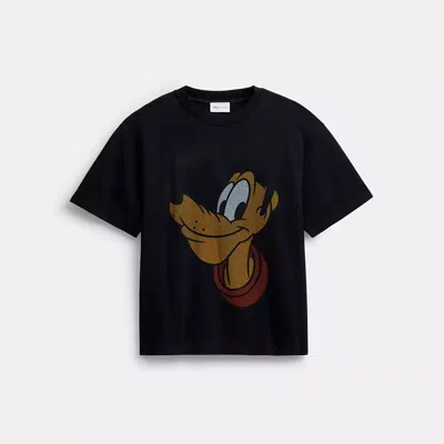 Coach Disney X  Pluto Relaxed T-shirt In Blue
