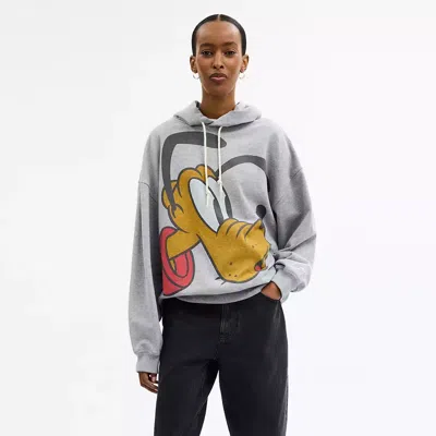 Coach Disney X  Pluto Hoodie In Gray