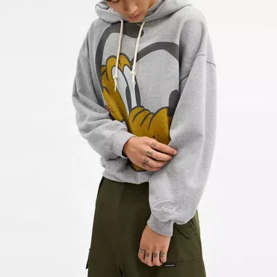 Coach Disney X  Pluto Hoodie In Gray