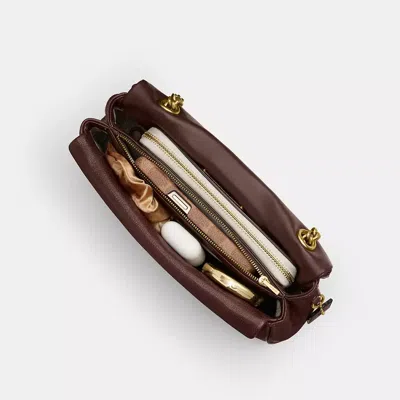 Coach Tabby Shoulder Bag 26 With Quilting In Brown