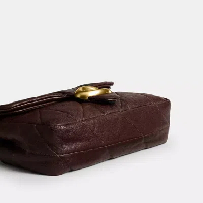 Coach Tabby Shoulder Bag 26 With Quilting In Brown