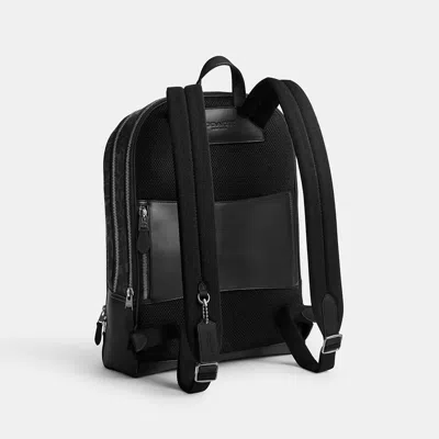 Coach Gotham Backpack In Signature Canvas In Black