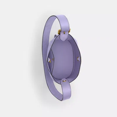 Coach Bleecker Bucket Bag 21 In Purple