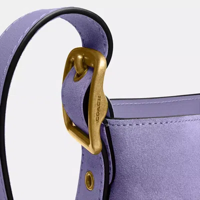 Coach Bleecker Bucket Bag 21 In Purple