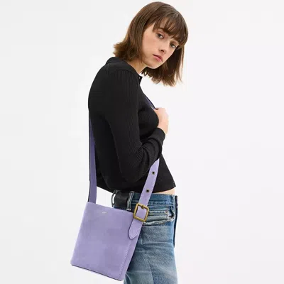 Coach Bleecker Bucket Bag 21 In Purple
