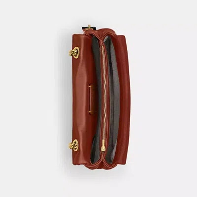 Coach Quilted Suede Tabby Shoulder Bag 20 With In Brown