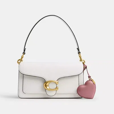 Coach Heart Puffy Bag Charm In Pink