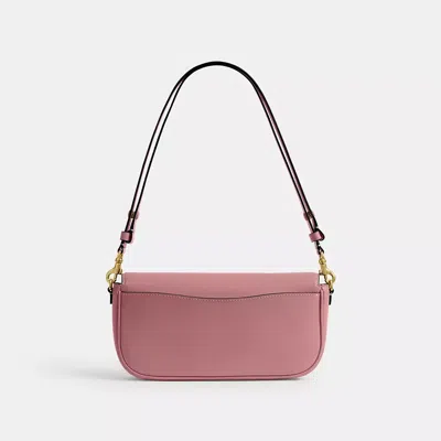 Coach Brook Flap Chain Bag In Orange