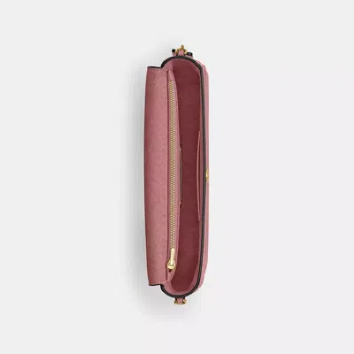 Coach Brook Flap Chain Bag In Orange