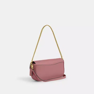 Coach Brook Flap Chain Bag In Orange