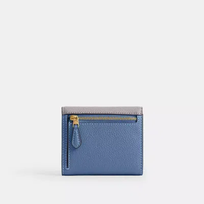 Coach Mila Small Flap Wallet In Colorblock In Multi