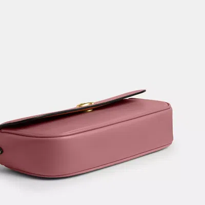 Coach Brook Flap Chain Bag In Orange