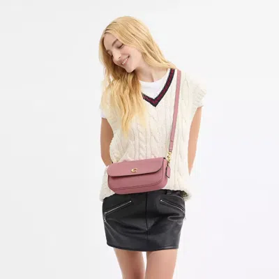 Coach Brook Flap Chain Bag In Orange