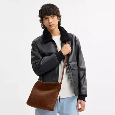 Coach Mott Messenger Bag 33 In Brown