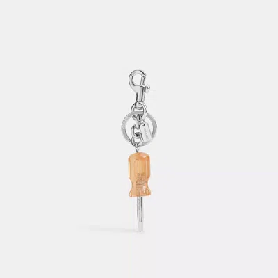 Coach Screwdriver Bag Charm In Multi
