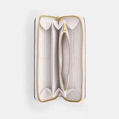 Coach Disney X  Essential Accordion Zip Wallet With Pluto In Neutral