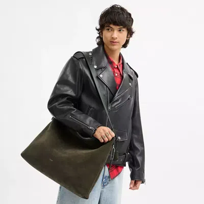 Coach Mott Messenger Bag In Green