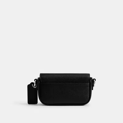 Coach Flap Crossbody Bag In Black