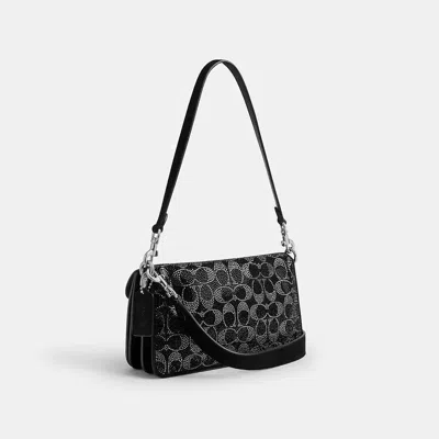 Coach Tabby Shoulder Bag 26 With Signature Beading In Multi