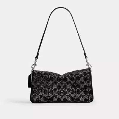 Coach Tabby Shoulder Bag 26 With Signature Beading In Multi