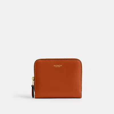 Coach New York Billfold Wallet In Brown