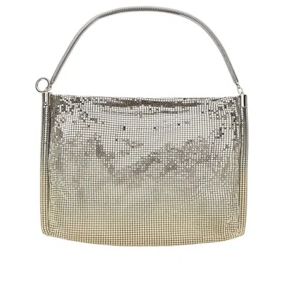 Rabanne Chainmail Pocket Bag In Silver