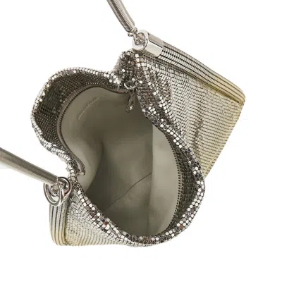 Rabanne Chainmail Pocket Bag In Silver