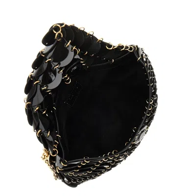 Rabanne 'paco Night' Leather Shoulder Bag In Black