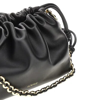 Loewe Ppa Leather Medium 'flamenco' Purse In Brown