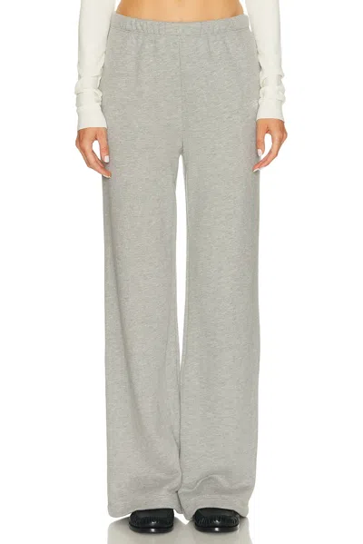 Éterne Oversized Wide Leg Sweatpant In Gray
